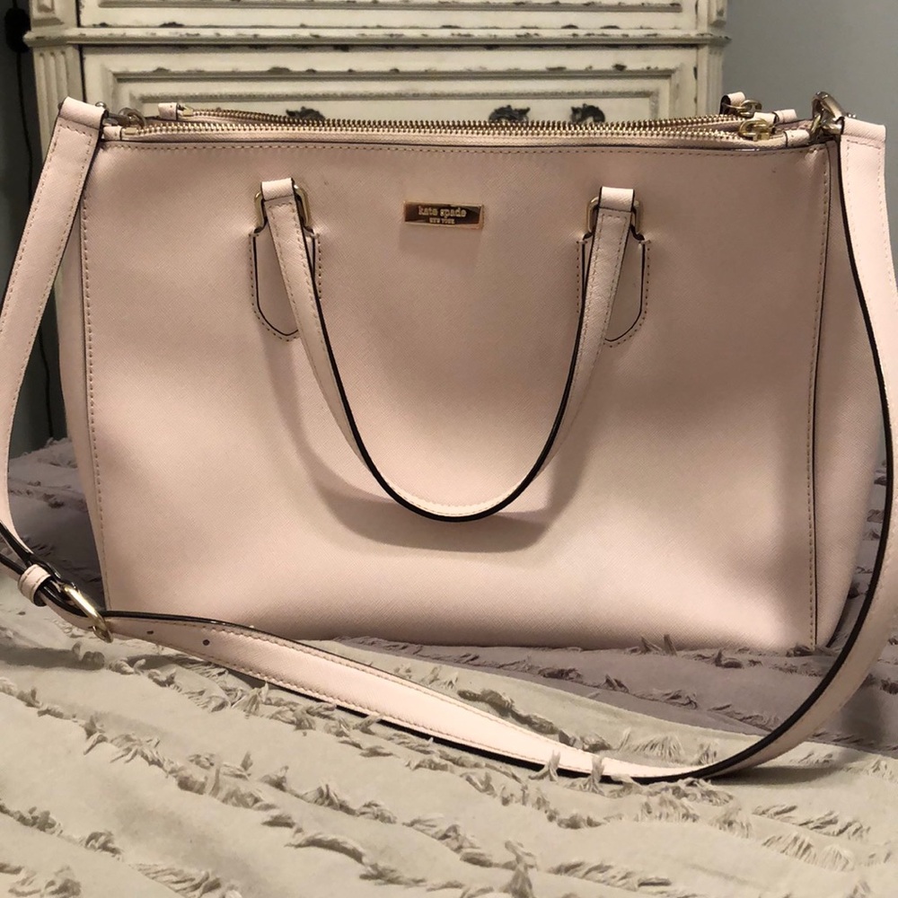 BLUSH KATE SPADE PURSE